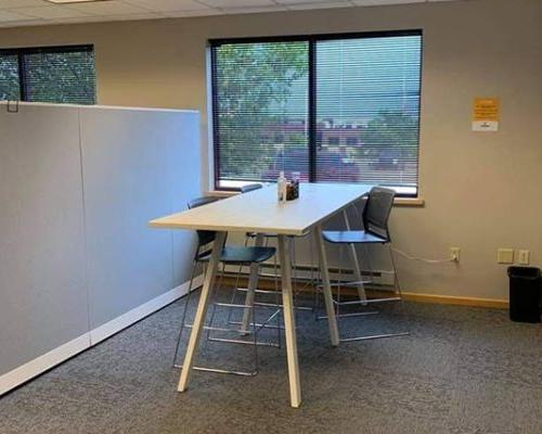 Collaboration area in the Beloit office